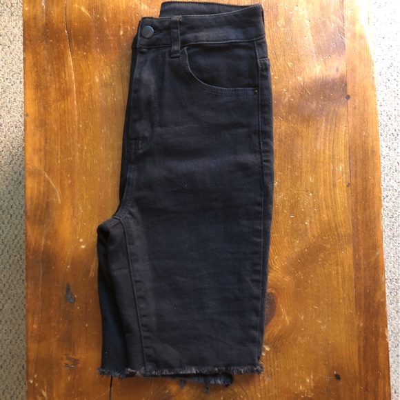 Black SHEIN Highrise Shorts - Picture 4 of 6